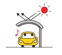 保護(hù)車(chē)輛免受陽(yáng)光和紫外線(xiàn)照射